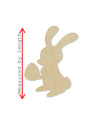 Easter Bunny cutout Easter wood blanks Easter Craft DIY Paint kit Holidays #1424 - Multiple Sizes Available - Unfinished Cutout Shapes
