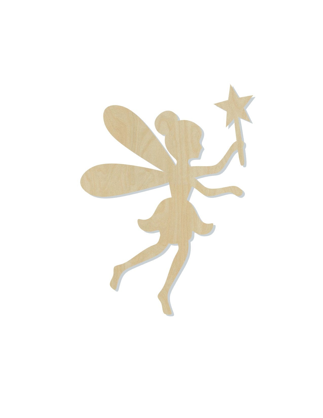 Fairy Cutout wood cutouts Fairy Dust Magic tooth Fairy DIY Paint kit #1450 - Multiple Sizes Available - Unfinished Cutout Shapes