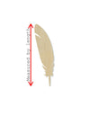 Feather wood blank cutouts Feathers Bird Birds Animal cutouts, zoo animals #1456 - Multiple Sizes Available - Unfinished wood Cutout Shapes
