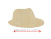 Fedora Hat Clothing Paint kit DIY Craft Paint yourself wood cutouts #1457 - Multiple Sizes Available - Unfinished wood Cutout Shapes