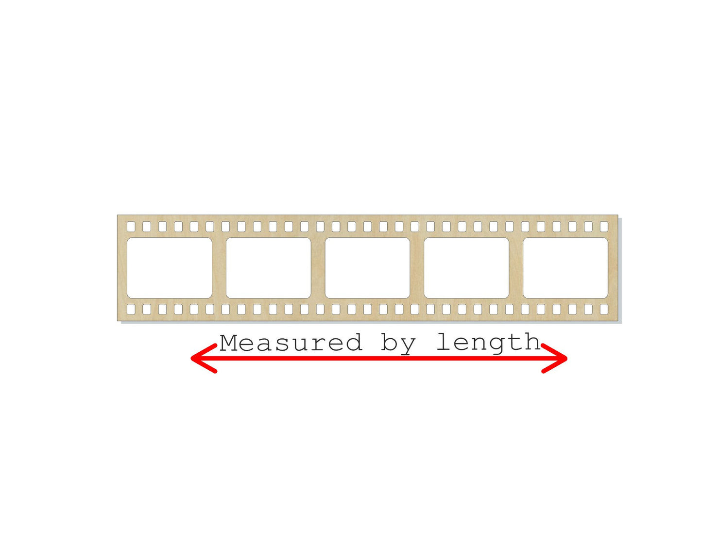 Film Reel Filmmaker video Movies DIY Paint kit Wood cutouts #1461 - Multiple Sizes Available - Unfinished wood Cutout Shapes