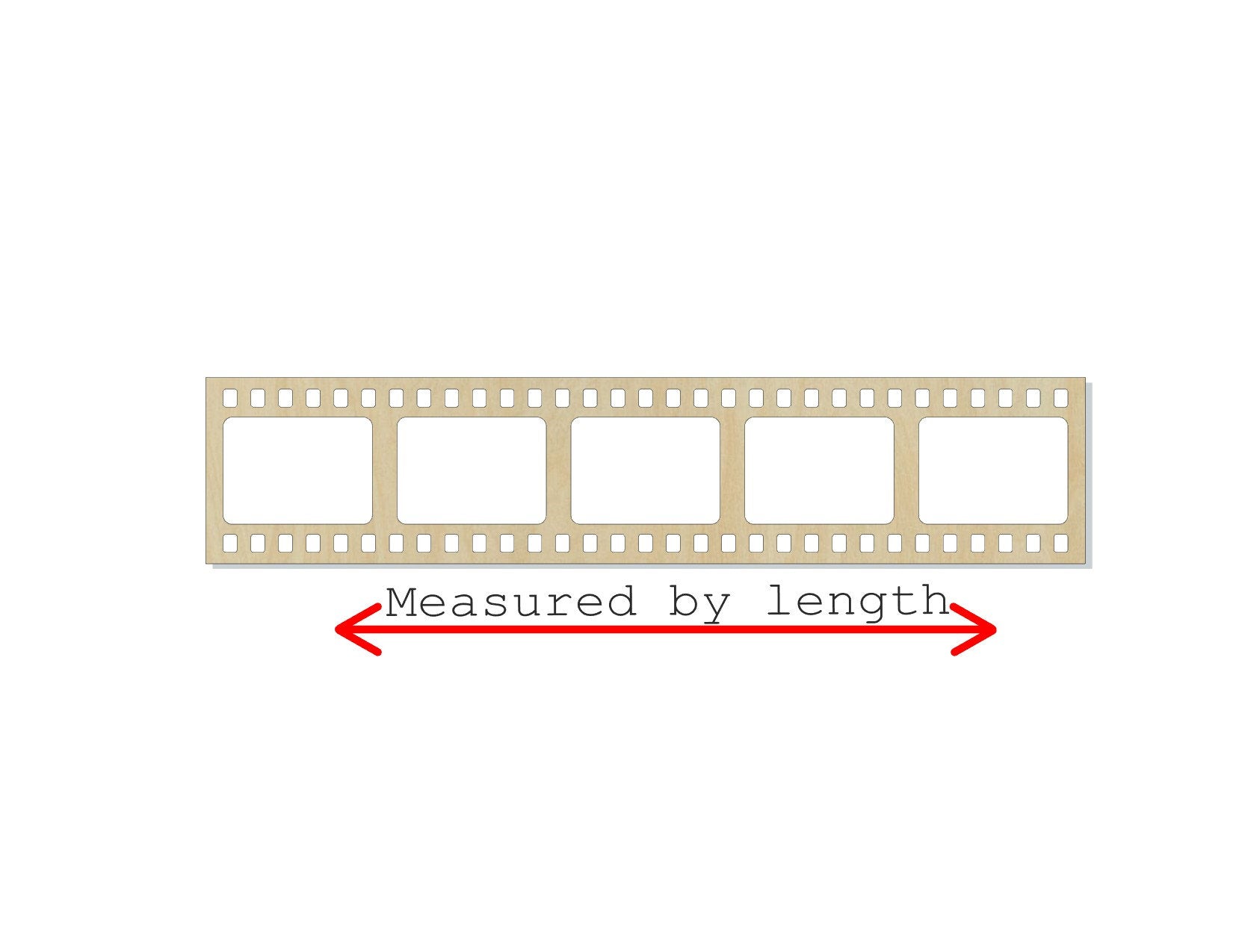 Film Reel Filmmaker video Movies DIY Paint kit Wood cutouts #1461 - Multiple Sizes Available - Unfinished wood Cutout Shapes