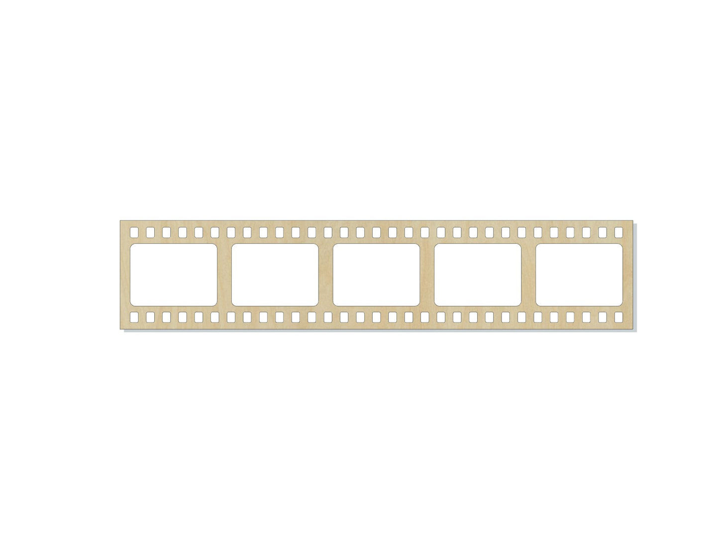 Film Reel Filmmaker video Movies DIY Paint kit Wood cutouts #1461 - Multiple Sizes Available - Unfinished wood Cutout Shapes