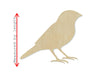 Finch Bird wood cutouts Birds Zoo animals flying animal cutouts DIY paint #1462 - Multiple Sizes Available - Unfinished wood Cutout Shapes