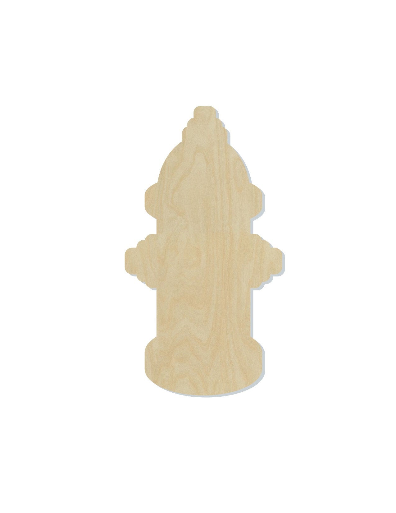Fire Hydrant Fire Fighter Emergency wood cutouts DIY paint kit #1464 - Multiple Sizes Available - Unfinished wood Cutout Shapes