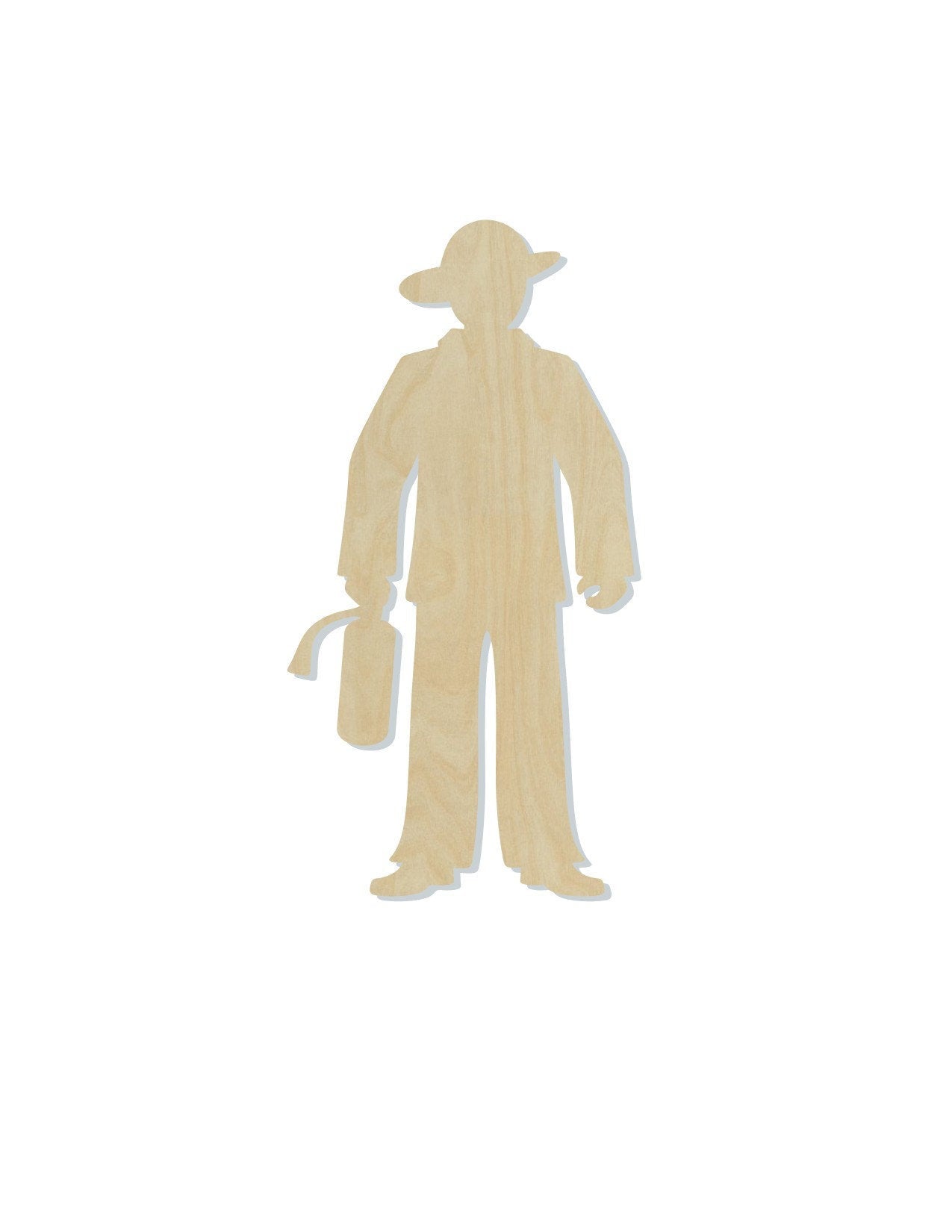Fireman fire fighter Emergency wood cutouts DIY Paint #1467 - Multiple Sizes Available - Unfinished wood Cutout Shapes