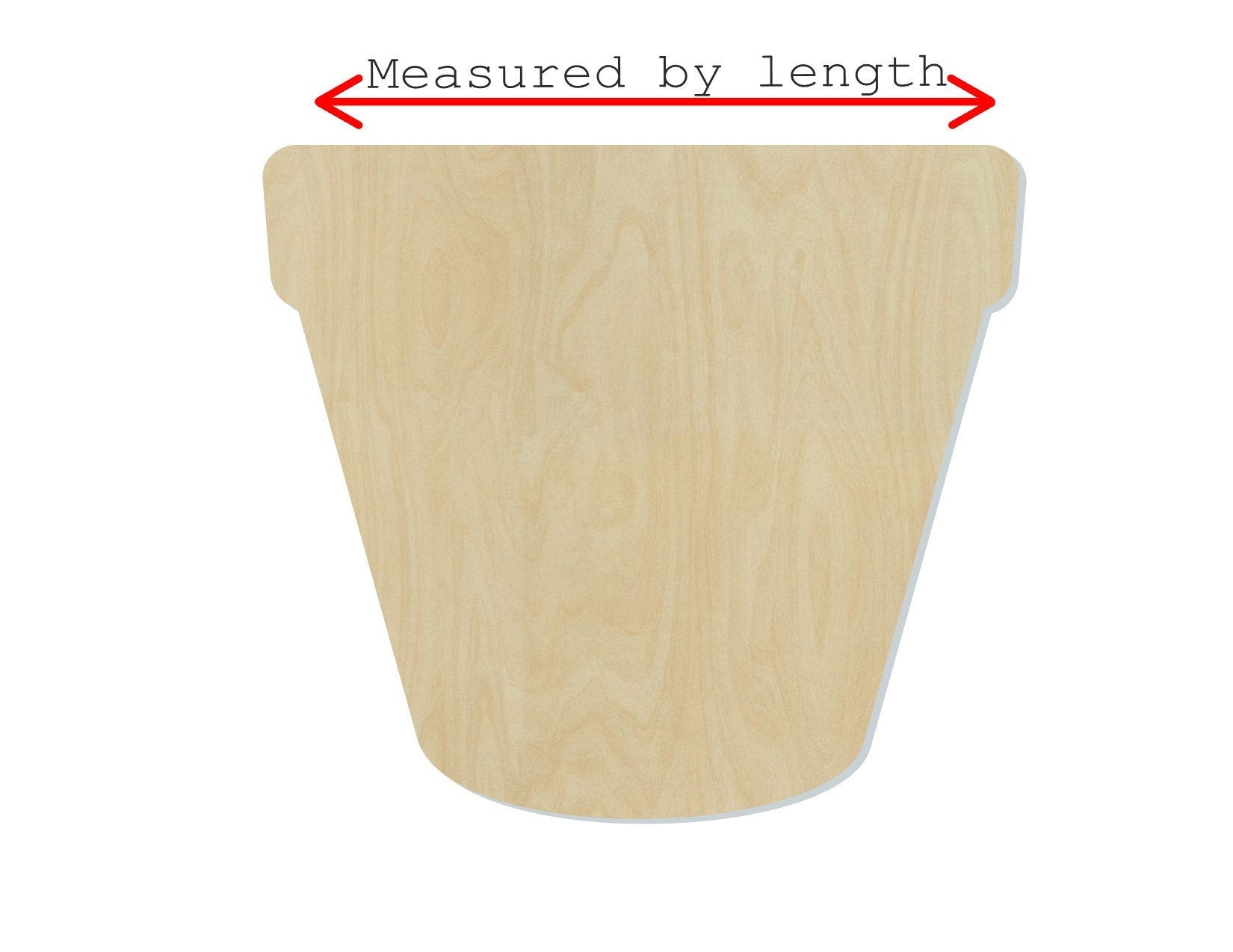 Flower Pot wood cutouts Flowers Garden Beautiful Pretty DIY Paint kit #1481 - Multiple Sizes Available - Unfinished Wood Cutout Shapes