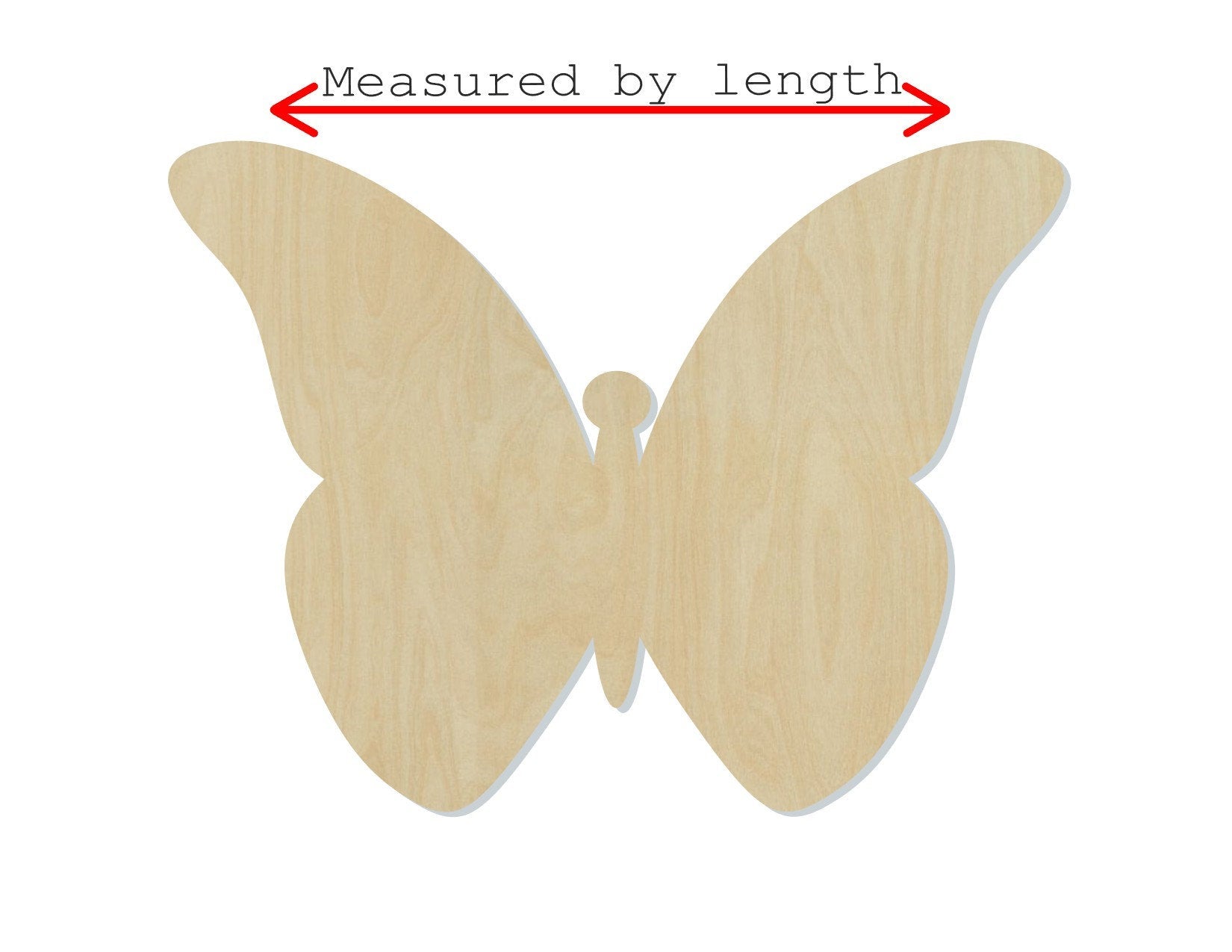 Flying Butterfly cutout wood cutouts Flying Garden Flowers animal cutouts #1485 - Multiple Sizes Available - Unfinished Wood Cutout Shapes