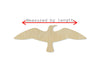Flying Seagull wood cutouts Flying Bird Bird cuouts DIY Paint kits #1495 - Multiple Sizes Available - Unfinished Wood Cutout Shapes