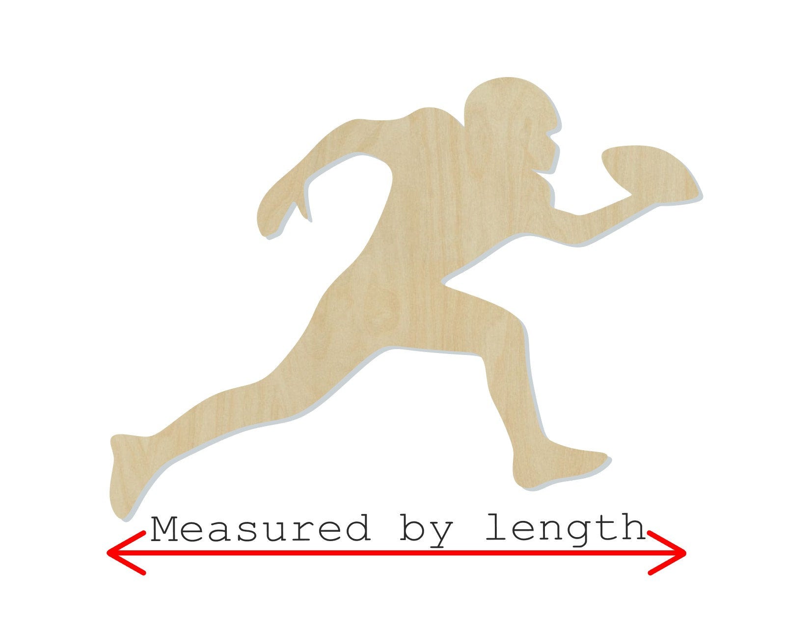 Football Player wood cutouts School Football season DIY Paint kit #1502 - Multiple Sizes Available - Unfinished Wood Cutout Shapes