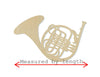 French Horn wood cutouts Music class Band Marching band Musician DIY #1512 - Multiple Sizes Available - Unfinished Wood Cutout Shapes
