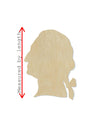 George Washington wood cutouts DIY Paint kit #1525 - Multiple Sizes Available - Unfinished Wood Cutout Shapes