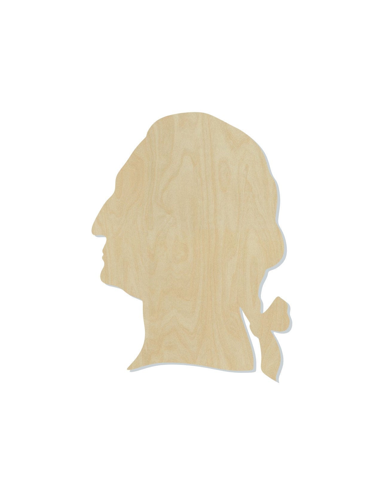 George Washington wood cutouts DIY Paint kit #1525 - Multiple Sizes Available - Unfinished Wood Cutout Shapes