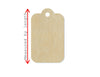 Gift Tag wood cutouts Tags Gifts DIY paint kit #1528 - Multiple Sizes Available - Unfinished Wood Cutout Shapes