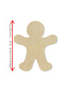Gingerbread Man wood cutouts Christmas time Christmas cooking gifts DIY #1529 - Multiple Sizes Available - Unfinished Wood Cutout Shapes