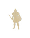 Gladiator wood cutouts DIY paint kit #1533 - Multiple Sizes Available - Unfinished Wood Cutout Shapes