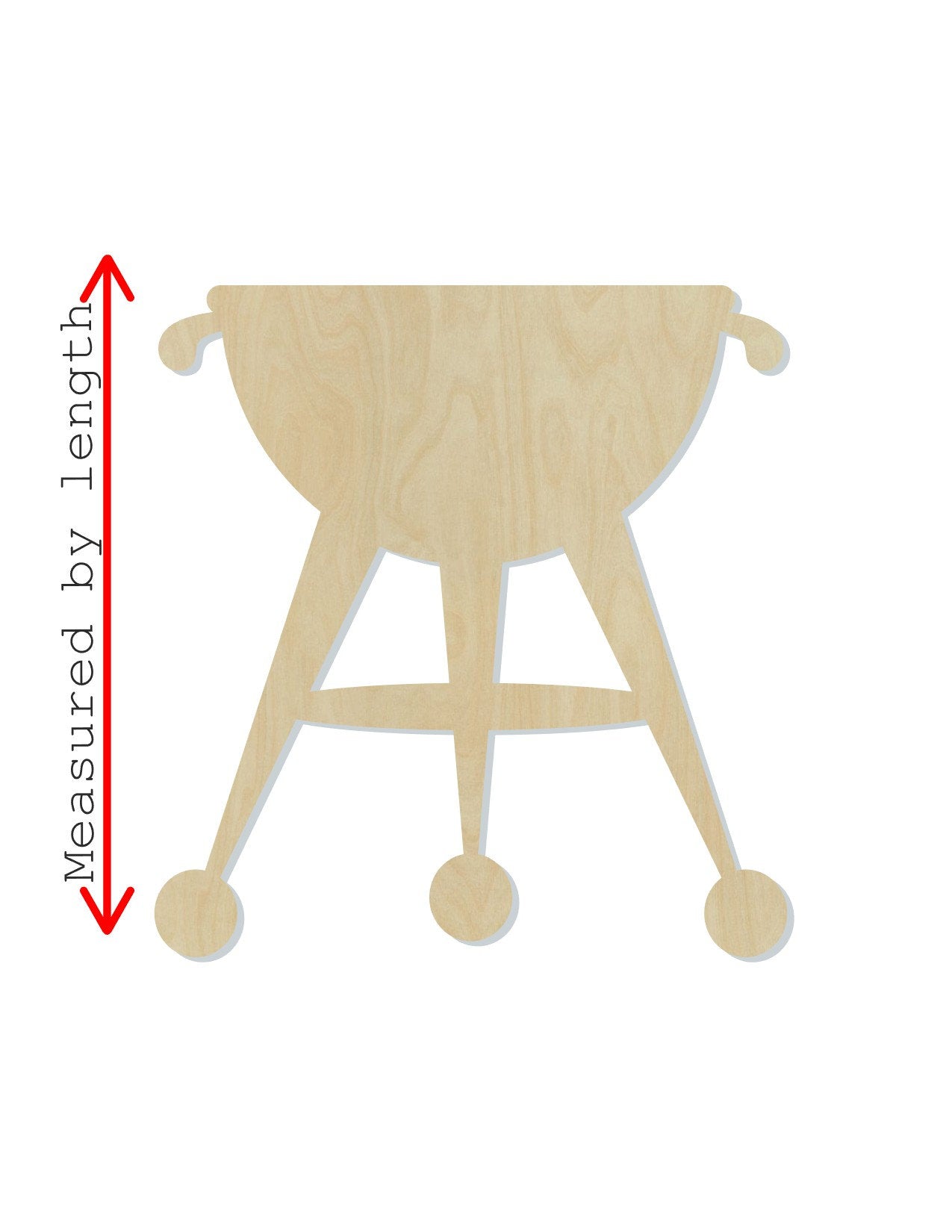 Grill wood blank cutouts BBQ Summertime Good times Friends DIY Paint kit #1558 - Multiple Sizes Available - Unfinished Cutout Shapes
