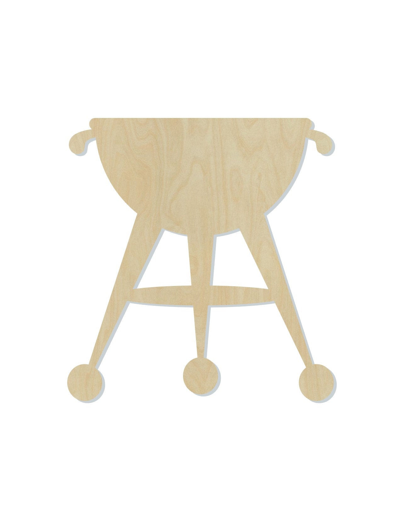 Grill wood blank cutouts BBQ Summertime Good times Friends DIY Paint kit #1558 - Multiple Sizes Available - Unfinished Cutout Shapes
