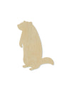 Groundhog cutouts Animal cutouts zoo animals DIY Paint kit wood blanks #1562 - Multiple Sizes Available - Unfinished Wood Cutout Shapes