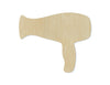 Hair Dryer Cutout wood cutouts DIY Paint kit Paint yourself #1570 - Multiple Sizes Available - Unfinished Cutout Shapes