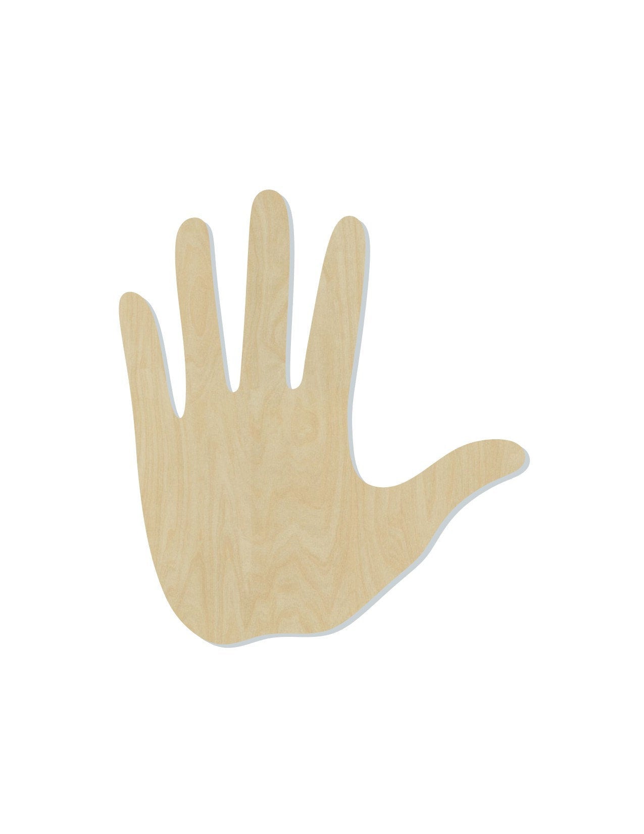 Hand wood cutouts Hello DIY paint kit Paint yourself #1582 - Multiple Sizes Available - Unfinished Cutout Shapes
