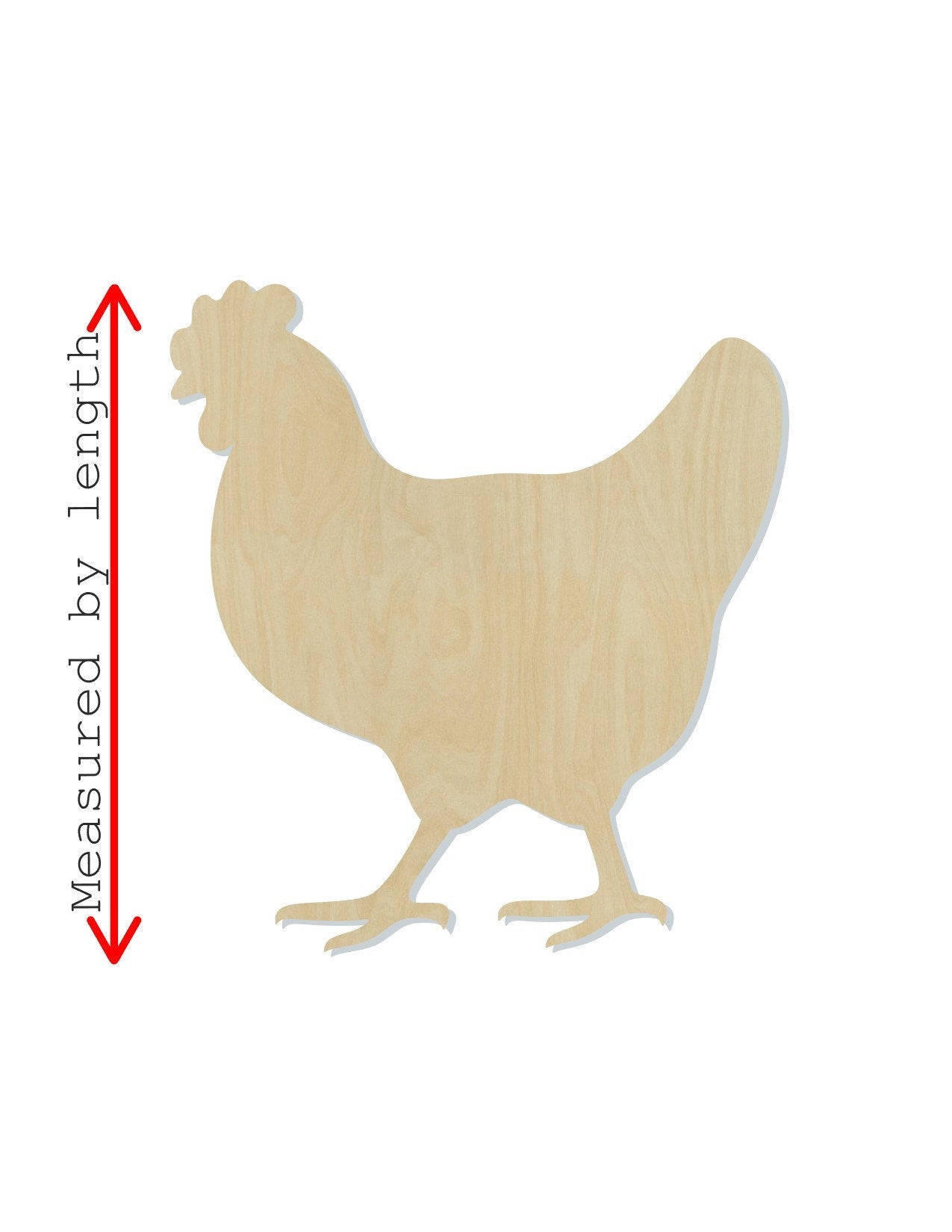 Hen wood cutout Animal shapes Animal cutouts Farm Animals #1592 - Multiple Sizes Available - Unfinished Wood Cutouts Shapes