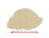 Hermit Crab Shell wood cutout wood shapes #1595 - Multiple Sizes Available - Unfinished Wood Cutouts Shapes