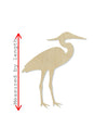 Heron wood cutout wood shapes animal cutouts #1596 - Multiple Sizes Available - Unfinished Wood Cutouts Shapes