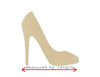 High Heel wood cutout wood shapes #1599 - Multiple Sizes Available - Unfinished Wood Cutouts Shapes