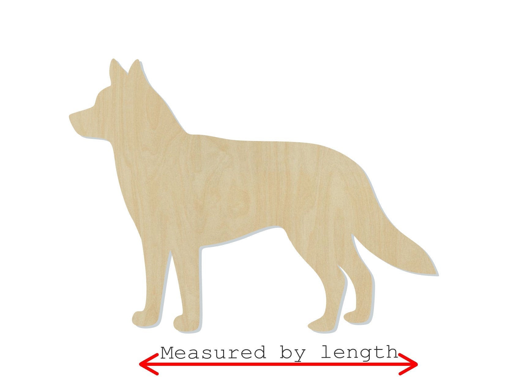 Husky Dog wood cutout wood shapes animal cutouts dog cutouts DIY #1620 - Multiple Sizes Available - Unfinished Wood Cutouts Shapes