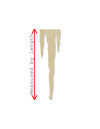 Icicle wood cutout wood shape Ice Snow Snowing Cold Winter DIY Paint kit #1625 - Multiple Sizes Available - Unfinished Wood Cutouts Shapes