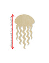 Jellyfish wood cutout wood shapes DIY paint kit #1639 - Multiple Sizes Available - Unfinished Wood Cutouts Shapes