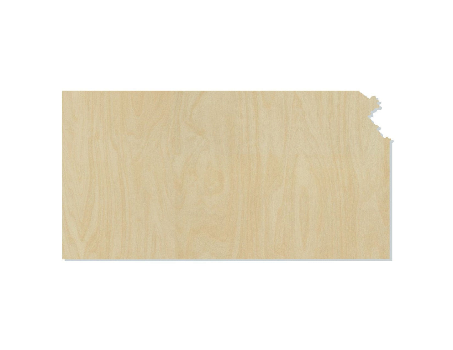 Kansas State wood cutout wood shapes State cutouts DIY Paint kit #1647 - Multiple Sizes Available - Unfinished wood Cutout Shapes