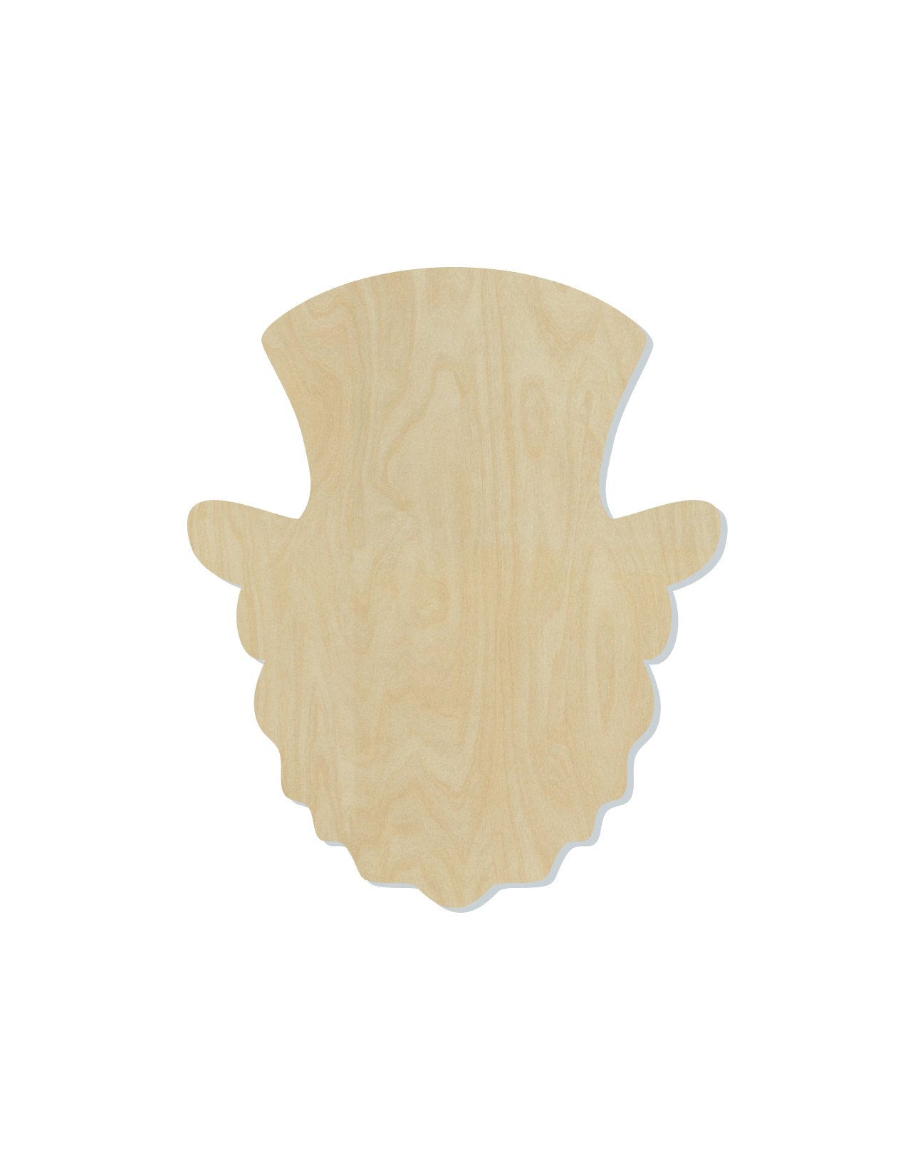 Leprechaun Face wood cutouts wood shapes St. Patrick's Day craft DIY Paint #1686 - Multiple Sizes Available - Unfinished Wood Cutout Shapes