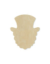 Leprechaun Face wood cutouts wood shapes St. Patrick's Day craft DIY Paint #1686 - Multiple Sizes Available - Unfinished Wood Cutout Shapes