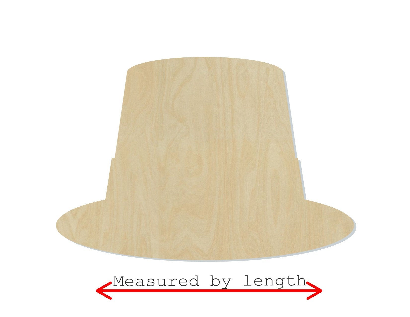 Leprechaun Hat wood cutouts wood shapes St. Patrick's Day craft DIY Paint #1687 - Multiple Sizes Available - Unfinished Wood Cutout Shapes