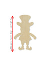Leprechaun wood cutouts wood shapes St. Patrick's Day Craft DIY Paint kit #1688 - Multiple Sizes Available - Unfinished Wood Cutout Shapes