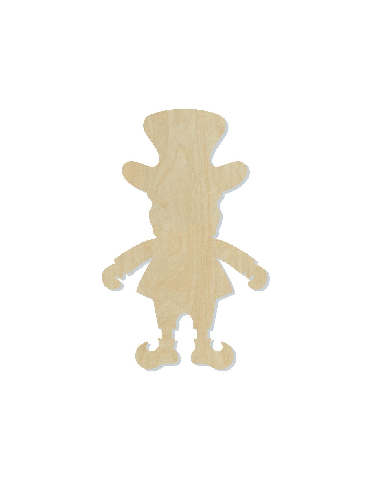 Leprechaun wood cutouts wood shapes St. Patrick's Day Craft DIY Paint kit #1688 - Multiple Sizes Available - Unfinished Wood Cutout Shapes