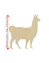 Llama wood cutouts wood shapes animal shapes animal cutouts DIY paint kit #1699 - Multiple Sizes Available - Unfinished Wood Cutout Shapes