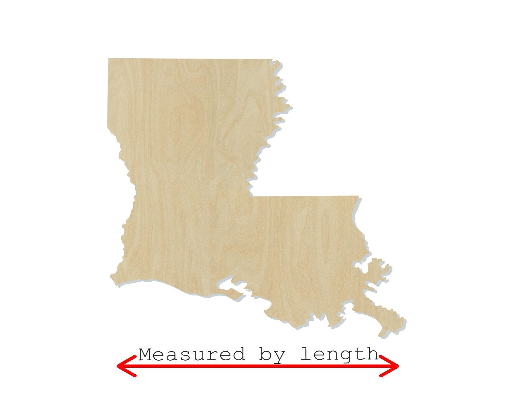 Louisiana State Wood cutouts wood shapes state cutouts DIY Paint kit #1706 - Multiple Sizes Available - Unfinished Wood Cutout Shapes