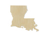 Louisiana State Wood cutouts wood shapes state cutouts DIY Paint kit #1706 - Multiple Sizes Available - Unfinished Wood Cutout Shapes