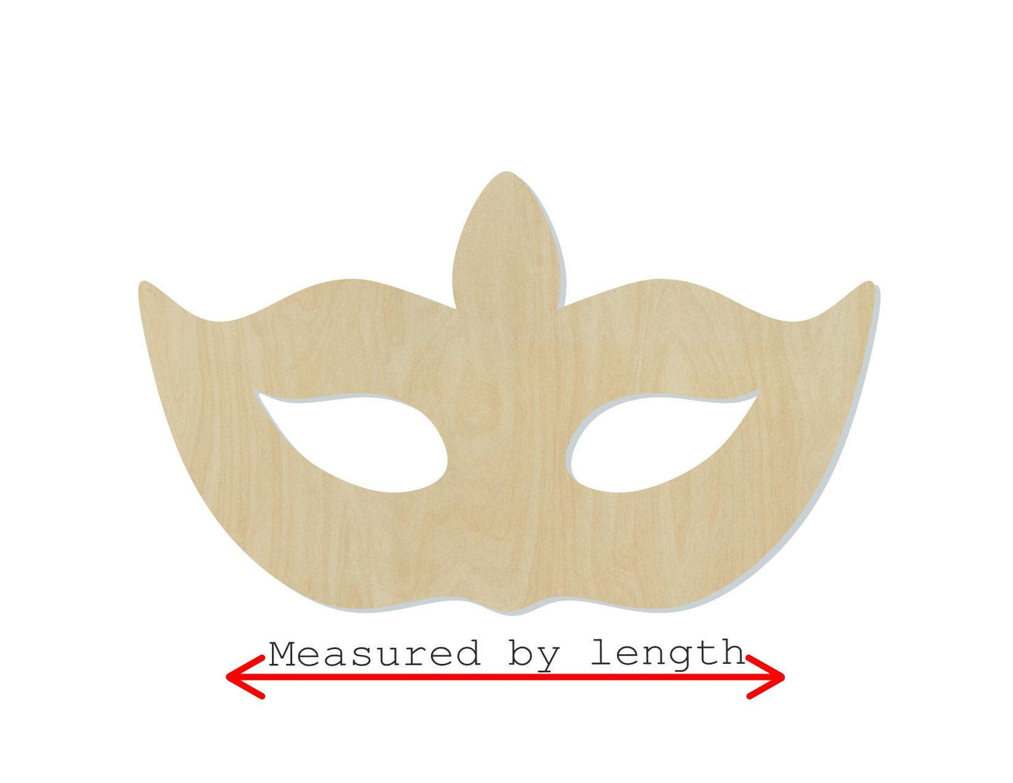 Masquerade Mask wood shape wood cutouts Party DIY Paint kit #1731 - Multiple Sizes Available - Unfinished Wood Cutout Shapes