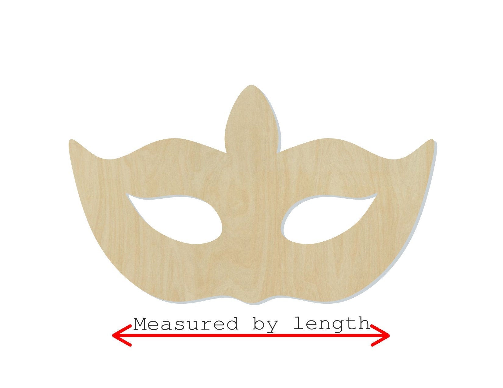 Masquerade Mask wood shape wood cutouts Party DIY Paint kit #1731 - Multiple Sizes Available - Unfinished Wood Cutout Shapes