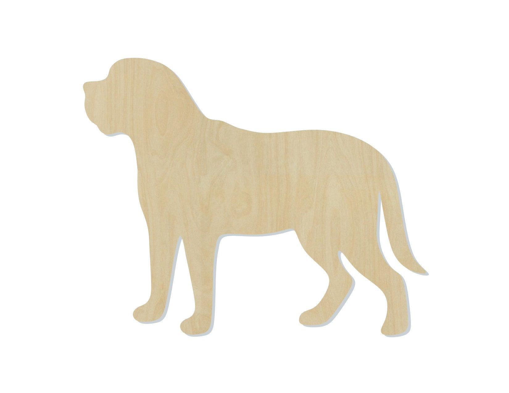 Mastiff Dog wood shape wood cutouts Dog cutouts DIY Paint kit #1733 - Multiple Sizes Available - Unfinished Wood Cutout Shapes