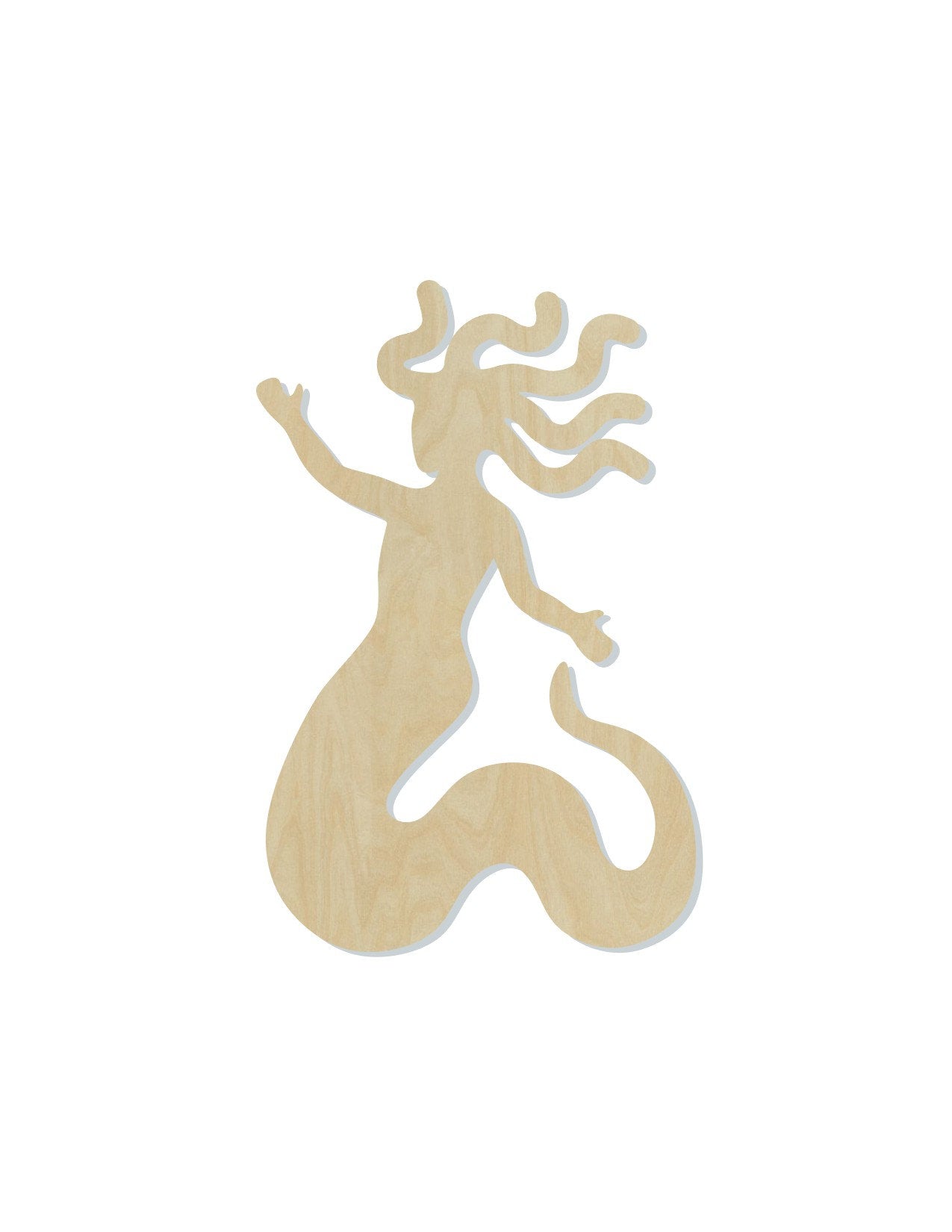 Medusa wood cutouts wood shapes DIY Paint kit #1734 - Multiple Sizes Available - Unfinished Wood Cutout Shapes