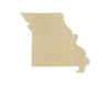 Missouri State wood shape wood cutouts State cutouts DIY Paint kit #1747 - Multiple Sizes Available - Unfinished Wood Cutout Shapes