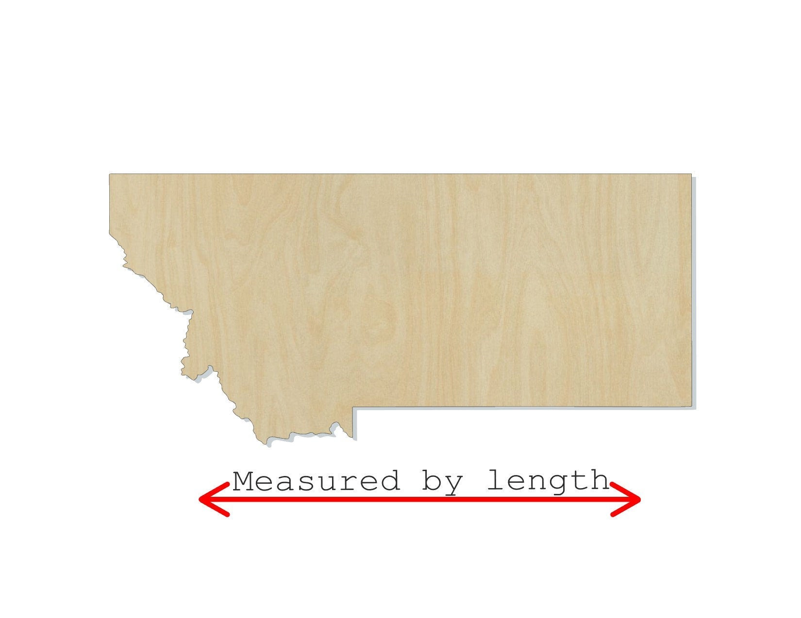 Montana State wood shape wood cutouts State cutouts DIY Paint kit #1753 - Multiple Sizes Available - Unfinished Wood Cutout Shapes