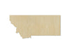 Montana State wood shape wood cutouts State cutouts DIY Paint kit #1753 - Multiple Sizes Available - Unfinished Wood Cutout Shapes