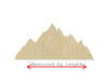 Mountain Range wood shape wood cutouts Outdoors camping DIY paint kit #1763 - Multiple Sizes Available - Unfinished Wood Cutout Shapes