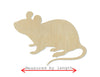 Mouse wood shape wood cutouts mice DIY Paint kit animal cutouts #1764 - Multiple Sizes Available - Unfinished Wood Cutout Shapes